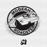 Modern Roadster logo vinyl sticker